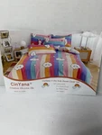 Cinyana Rainbow Full/queen Duvet Cover Set Fluffy Cartoon Character. Fixed Price $34.99.