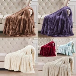 Luxury Serengeti Double Sided Faux Fur Throw Super Soft Fleece Blanket Gift. Fixed Price $28.79.