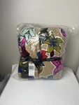 Vera Bradley Falling Flowers Neutral Plush Throw Blanket 80 X 50 Nwt Retired. Fixed Price $60.00.