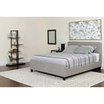 Flash Furniture Tribeca King Platform Bed, Light Gray HG-28-GG. Fixed Price $589.99.