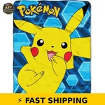 Northwest Pikachu Micro Raschel Throw Blanket 46" X 60". Fixed Price $46.99.