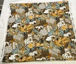 House & Home Fabrics Screen Print Jungle Animals Zoo Safari Per Yard (have 9). Fixed Price $14.00.