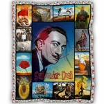 Salvador Dal Art Blanket Surreal Dreams & Timeless Genius. Fixed Price $75.95.