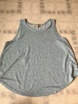 Ann Taylor Loft Robin's Egg Blue Tank Sz Medium Modal Blend Linen Look Woven. Fixed Price $19.99.
