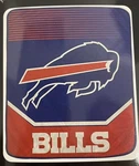 Buffalo Bills Fleece Throw Blanket*bud Light Blizzard Fan Playoff Game Day Hype. Fixed Price $22.99.