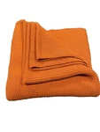 Treely Rust Orange Knit Throw Blanket 50 In X 60. Fixed Price $10.99.