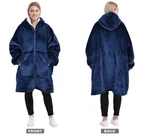 Catalonia Zip Up Blanket Hoodie Sweatshirt Oversized Sherpa Pullover Jacket Coat. Fixed Price $19.90.