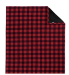 Eddie Bauer Plush Sherpa Fleece Woodland Throw Blanket 50"X60" Red/black New. Fixed Price $27.99.