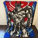 Vintage Transformers Optimus Prime Plush Throw Full Sized. Fixed Price $69.99.