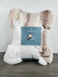 New Comfort Bay Cozy Plush Throw 50 X 60 Soft Pink & White Sherpa Super. Fixed Price $17.99.