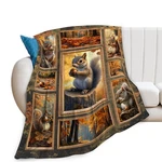 Squirrel Blanket Flannel Fleece Plush Animal Throw Bedding 40X50 Inch Home. Fixed Price $34.15.