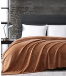 Kenneth Cole Reaction Solid Ultra Soft Plush Fleece Blanket, Full/queen - Ginger. Fixed Price $25.00.