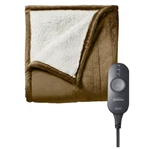 Sunbeam Royal Mink Sherpa Honey Heated Throw Blanket Adjustable Settings. Fixed Price $29.87.