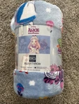 Disney Alice In Wonderland & Cheshire Cat Plush Throw Blanket 60 X 72. Fixed Price $16.99.