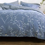 Oreise Duvet Cover Set Size Washed King, Blue And White Thick Branch. Fixed Price $112.91.
