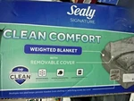 Sealy Clean Comfort 20LBS Weighted Blanket With Removable Cover - 48"X72". Fixed Price $36.59.