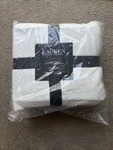 Ralph Lauren Micromink Plush Full/queen Blanket 90"X90" Hollywood Cream Niop. Fixed Price $39.99.
