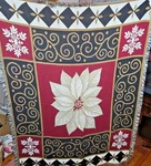 New Pure Country Weavers White Poinsettia Christmas Tapestry Throw Blanket 72X54. Fixed Price $29.99.