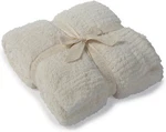 Barefoot Dreams B503-03-OS Cozychic Durable Lightweight Throw, One Size, Cream. Fixed Price $129.95.