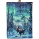 Moose Northern Lights Throw Blanket Gifts For Women Adults Girls, Soft Fuzzy .... Fixed Price $40.27.