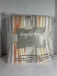 Daydream By Berkshire Blanket And Home Co. Throw 60' X 80' Nwt Orange Stripe. Fixed Price $24.95.