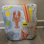 Mercato Throw Blanket 60X70 Lobster Limon Yacht Summer Style Classy Cute. Fixed Price $38.00.