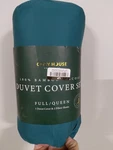Cosy House Collection 100% Bamboo Duvet Cover Set 3 Pc Full/queen Dark Teal. Fixed Price $29.95.