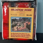 Vtg Chatham Red Plaid Vacation Robe Throw Blanket Tartan Stadium Lap 50 X 64. Fixed Price $25.49.