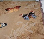 Tapestry Sofa Cover Golden Butterfly 160 70 In. Nature Butterflies Couch Blanket. Fixed Price $128.99.