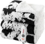 Heated Throw Blanket Electric - 50"X60" Soft Knitted Heating With 4. Fixed Price $51.99.