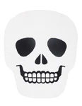 Skull Shaped Goth Throw Blanket Soft Cupcakes & Cashmere 50X60" New. Fixed Price $30.00.