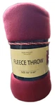 Northpoint Fleece Throw Blanket Red 50"X60" Lightweight And Warm New. Fixed Price $7.49.