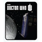 New Dr Who Moon & Tardis Fleece Throw Gift Blanket Doctor Police Box Bbc Tv Show. Fixed Price $14.76.