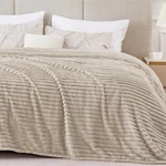 Bedelite Fleece Blanket Queen Size 3D Ribbed Jacquard Soft And Warm Decorat.... Fixed Price $44.66.