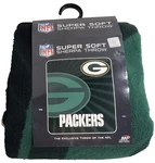 Green Bay Packers Strobe Sherpa Throw Blanket 50" X 60". Fixed Price $15.00.