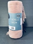 Wayland Square Chenille Throw Blanket 50X60 Light Brown Fringe Nwt. Fixed Price $11.02.