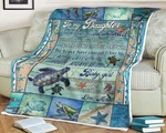 Turtle Blanket To My Daughter Gift Soft Cozy Throw Sea Animal Love. Fixed Price $48.00.