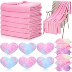 Fanfanwin 18 Pcs Kids Sleepover Party Supplies Set For Girls Fleece Soft Blanket. Fixed Price $99.45.