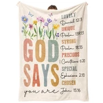 Steadstyle Christian Gifts For Women Birthday - Inspirational Floral Throw, R.... Fixed Price $30.46.