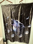 New Wolf Wolves And Moon Phases Sherpa Gift Fleece Throw Blanket. Fixed Price $15.94.