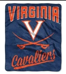 Virginia Cavaliers Throw Blanket 50 X 60 Plush Northwest Co. Licensed Ncaa Home. Fixed Price $15.00.