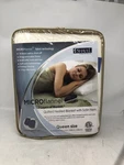 Shavel Home Products Microflannel Quilted Heated Blanket Queen Ivory 90X90. Fixed Price $149.99.