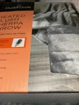 Cuddl Duds Plush Heated Throw Blanket Gray /grey Standard 50X60 Nib. Fixed Price $45.00.