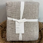 Pottery Barn Cloud Cotton/linen Duvet Cover, Full/queen Caf Au Lait. Fixed Price $149.00.