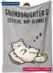 Steadstyle Granddaughter Gifts From Grandma Grandpa, Mothers Day Blanket. Fixed Price $35.98.