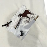 Cabela's Woodland Trail Couch Blanket Fleece 41"X 59" Ivory Nature Scene Embroid. Fixed Price $18.99.