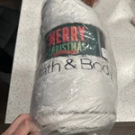 Bath & Body Works Coziest Blanket Throw 60"X50" Light Gray White Faux Fur 2022. Fixed Price $60.00.