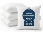 Lane Linen 4 Pack 18X18 White Throw Pillow Inserts For Decorative Cove.... Fixed Price $30.65.