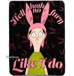 Bobs Burgers Louise Hell Hath No Fury Like Do Fleece Plush Throw Blanket Nwt. Fixed Price $34.95.