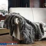 Luxury Faux Fur Throw Blanket Soft Plush Warm Cozy Gift Idea Home Decor New. Fixed Price $76.86.